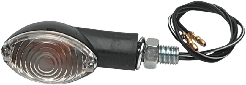 K&S TECHNOLOGIES 25-8351 Ultra Mini Marker Light - Black/Clear