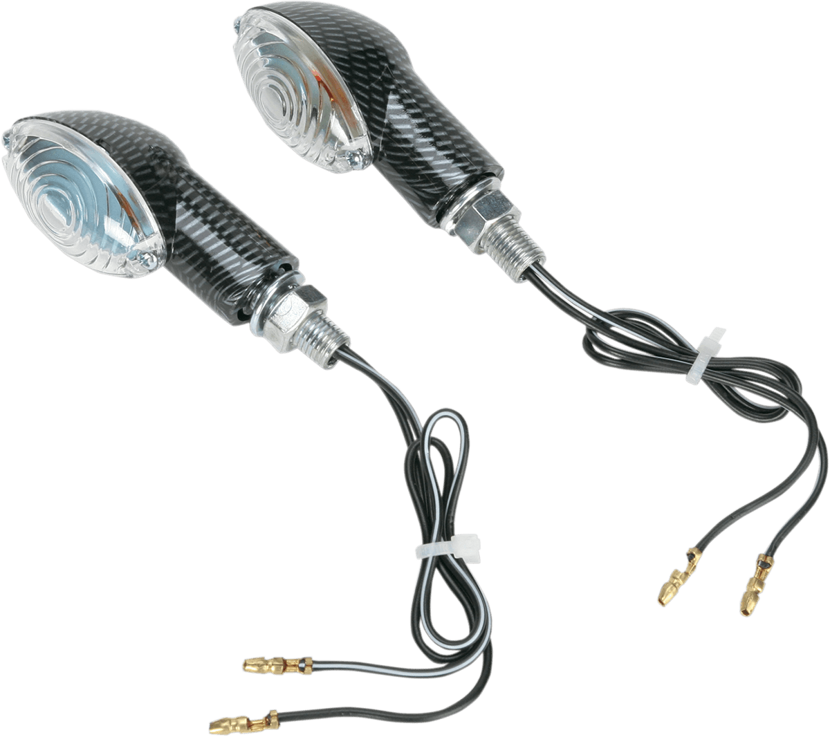 K&S TECHNOLOGIES 25-8361 Ultra Mini Marker Lights - Carbon/Clear