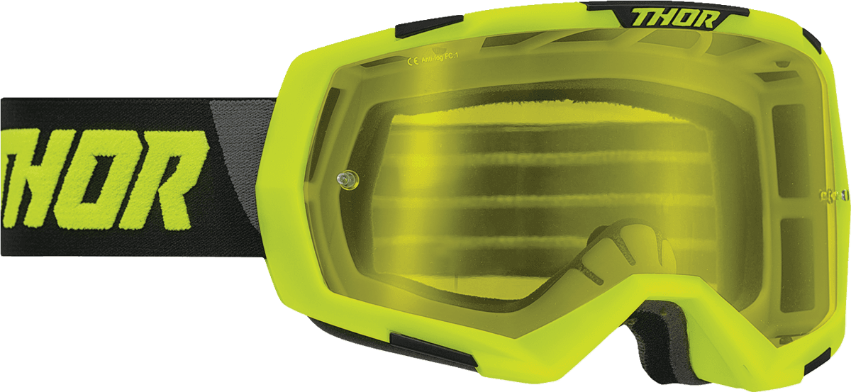 THOR 2601-2798 Regiment Goggle - Acid/Black - Yellow Lens