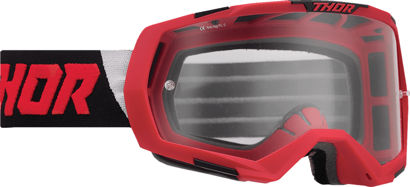 THOR 2601-2800 Regiment Goggle - Red/Black - Clear Lens — image 1 of 3