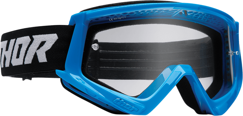 THOR 2601-3047 Youth Combat Goggle - Racer - Blue/Black