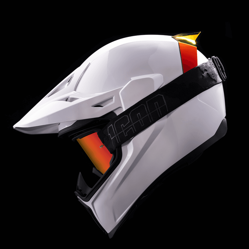 ICON 2601-3231 Airflite Goggle - Black - RST Red Lens — image 3 of 3