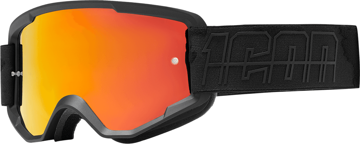 ICON 2601-3231 Airflite Goggle - Black - RST Red Lens