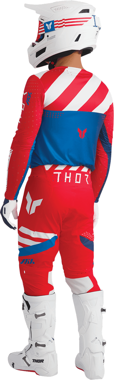 THOR 2601-3700 Activate Goggle - Patriot - Red/White/Blue - Blue Mirror Lens — image 4 of 5