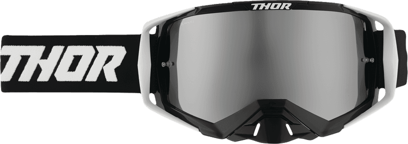 THOR 2601-3702 Activate Goggle - Flite - Black - Silver Mirror Lens
