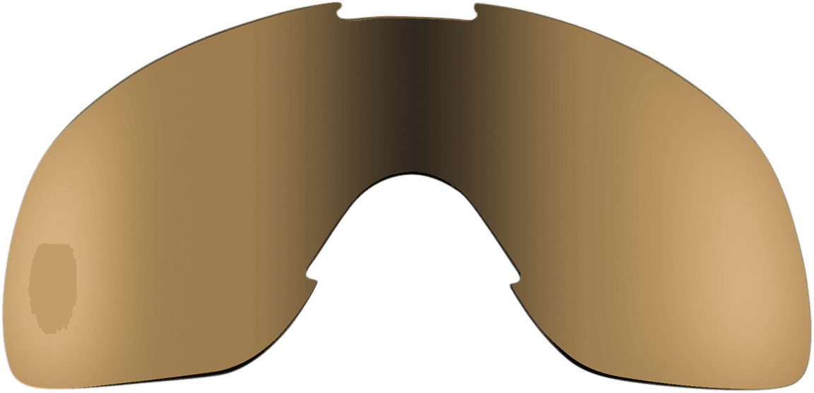BILTWELL 2602-0833 Overland Goggle Lens - Gold/Brown Mirror