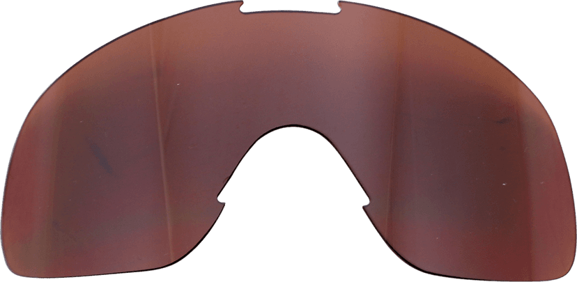 BILTWELL 2602-0963 Overland/Overland 2.0 Lens - Chrome/Brown Mirror