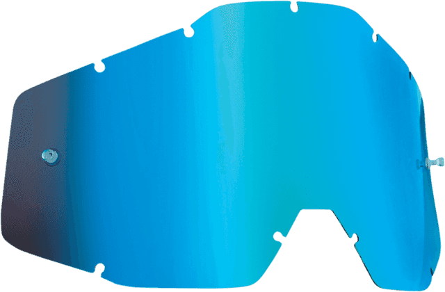 FMF 2602-0977 PowerBomb/PowerCore Lens - Blue Mirror/Blue