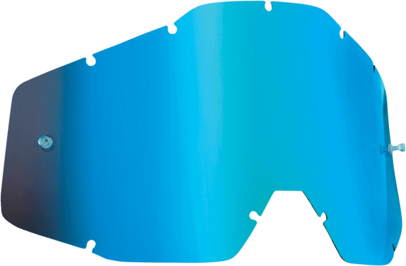 FMF 2602-0977 PowerBomb/PowerCore Lens - Blue Mirror/Blue