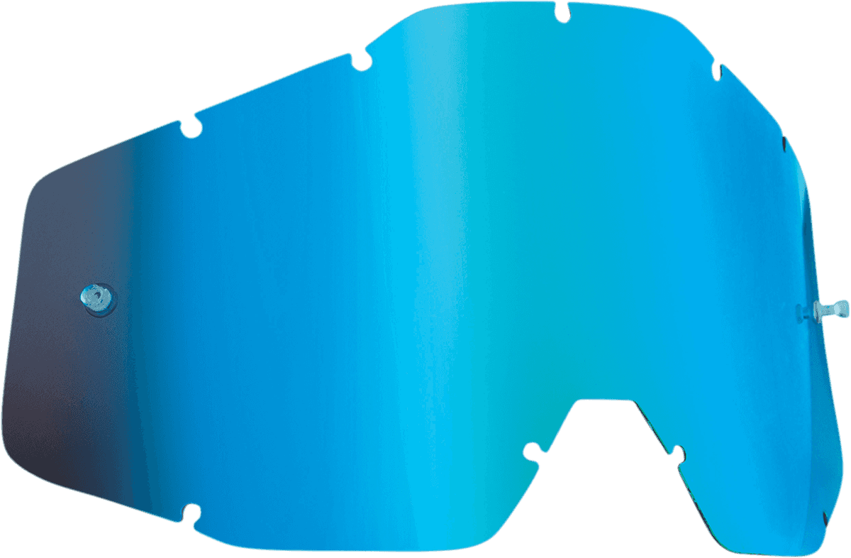 FMF 2602-0982 Youth PowerBomb/PowerCore Lens - Blue Mirror