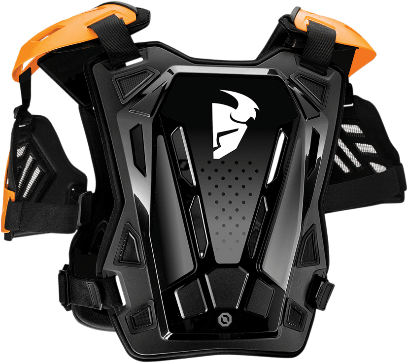 THOR 2701-0971 Youth Guardian Roost Deflector - Orange/Black - S/M — image 2 of 2