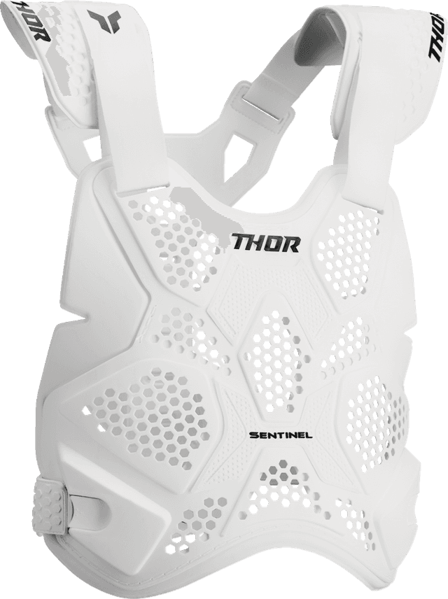 THOR 2701-1420 Sentinel LTD Race Guard - White - M/L — image 1 of 2