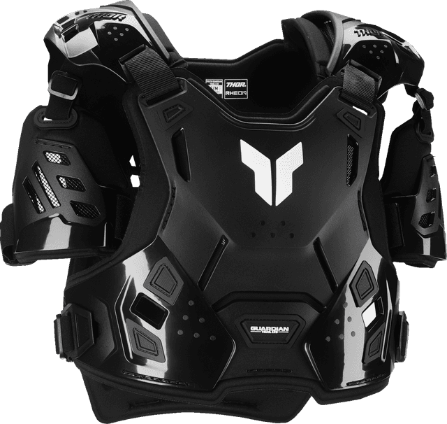 THOR 27011559 Youth Guardian LTD Deflector - Trail - Black - 2XS/XS — image 1 of 2