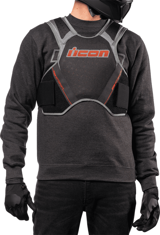 ICON 2702-0282 Field Armor Softcore™ Vest - Megabolt Black - M/L — image 5 of 5