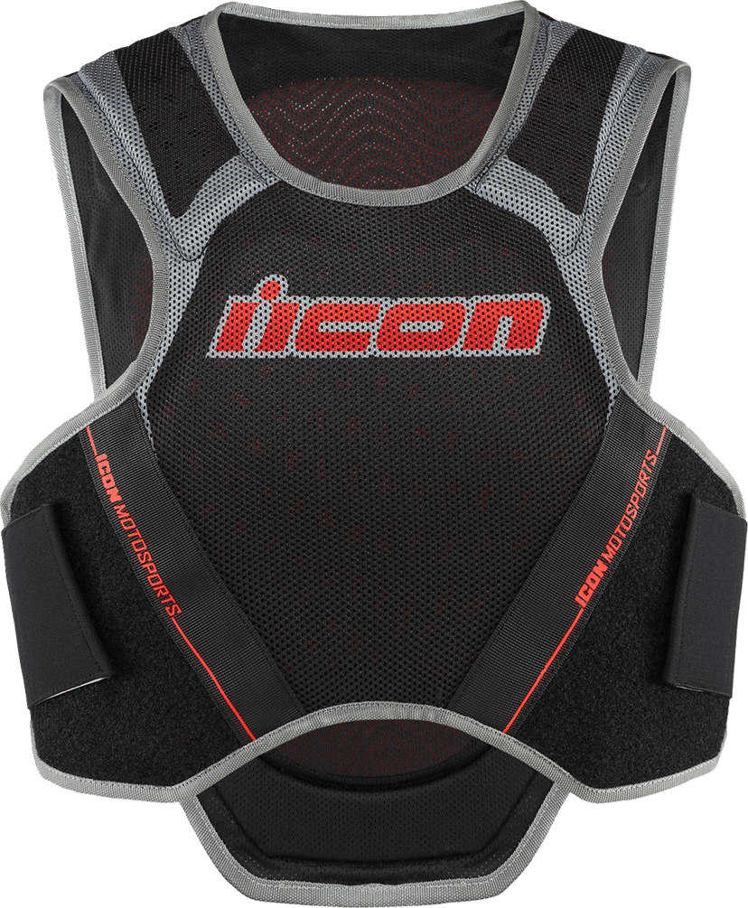 ICON 2702-0282 Field Armor Softcore™ Vest - Megabolt Black - M/L — image 1 of 5