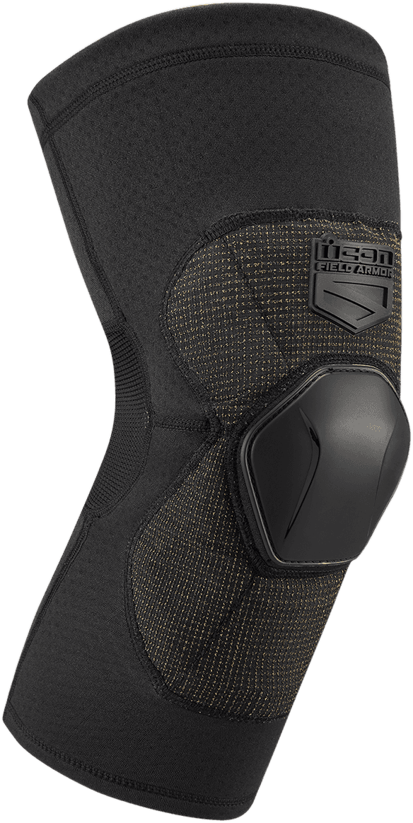ICON 2704-0500 Field Armor™ Compression Knee Guards - Black - Small