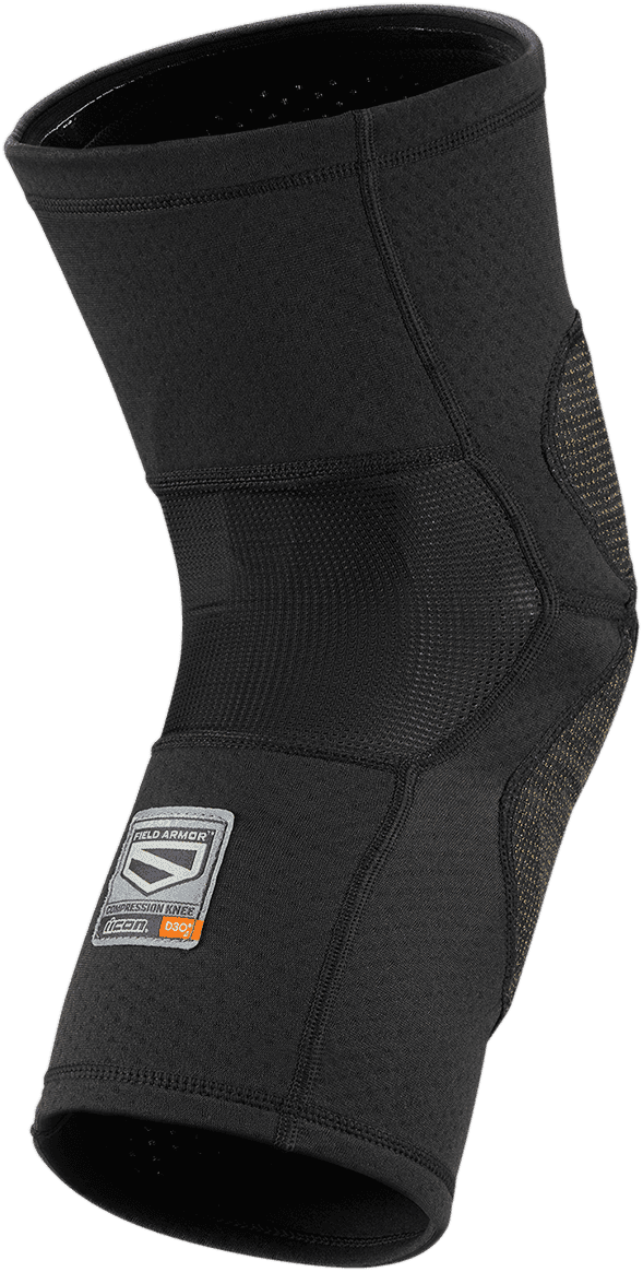 ICON 2704-0502 Field Armor™ Compression Knee Guards - Black - Large — image 2 of 2