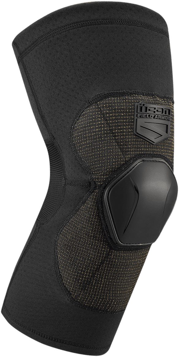 ICON 2704-0503 Field Armor™ Compression Knee Guards - Black - XL