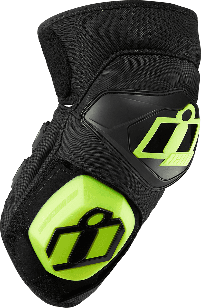ICON 2704-0567 Cloverleaf 2 Knee Pads CE - Black - S-XL