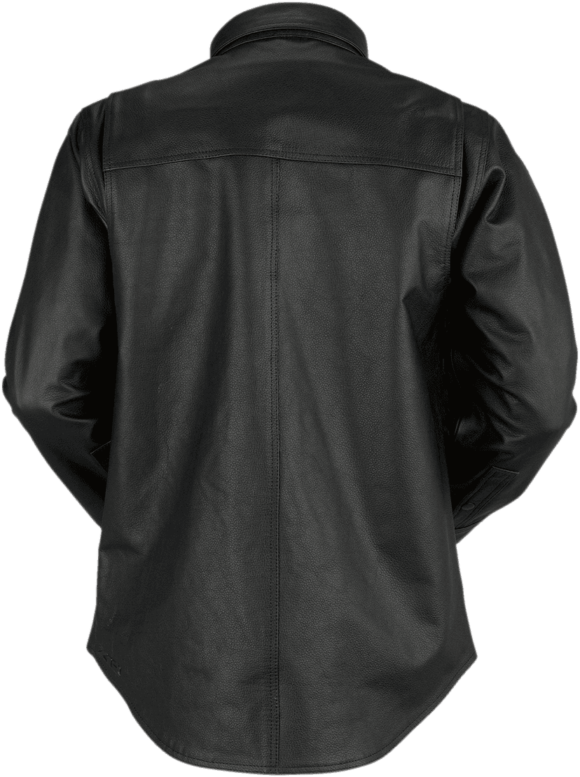 Z1R 2810-3398 Motz Leather Shirt - Black - 3XL — image 2 of 2