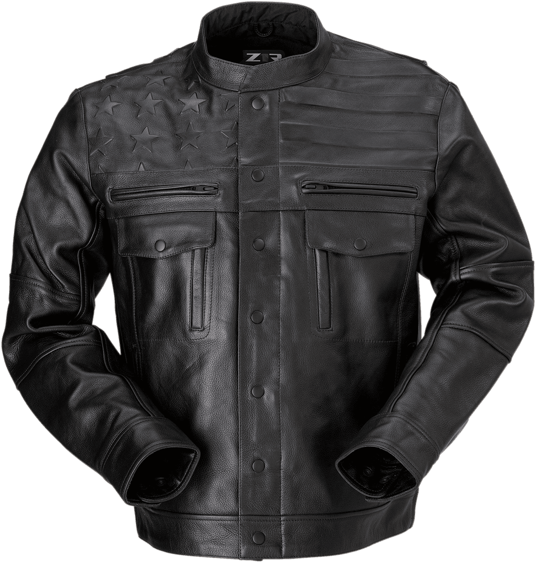 Z1R 2810-3758 Deagle Leather Jacket - Black - Medium