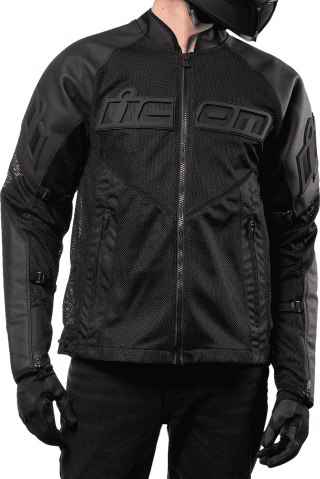 ICON 2810-3897 Mesh AF™ Leather Jacket - Black - Small — image 7 of 10