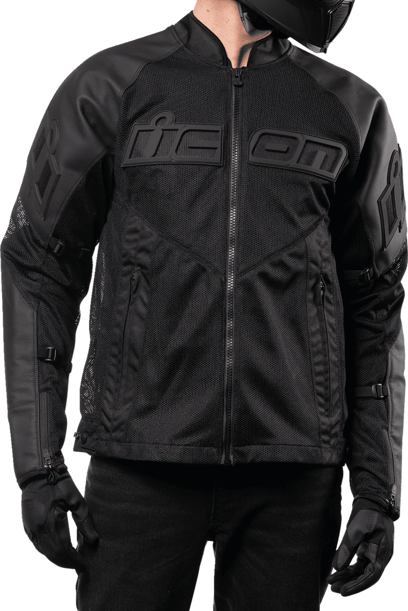 ICON 2810-3897 Mesh AF™ Leather Jacket - Black - Small — image 7 of 10