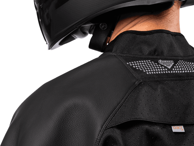 ICON 2810-3897 Mesh AF™ Leather Jacket - Black - Small — image 3 of 10