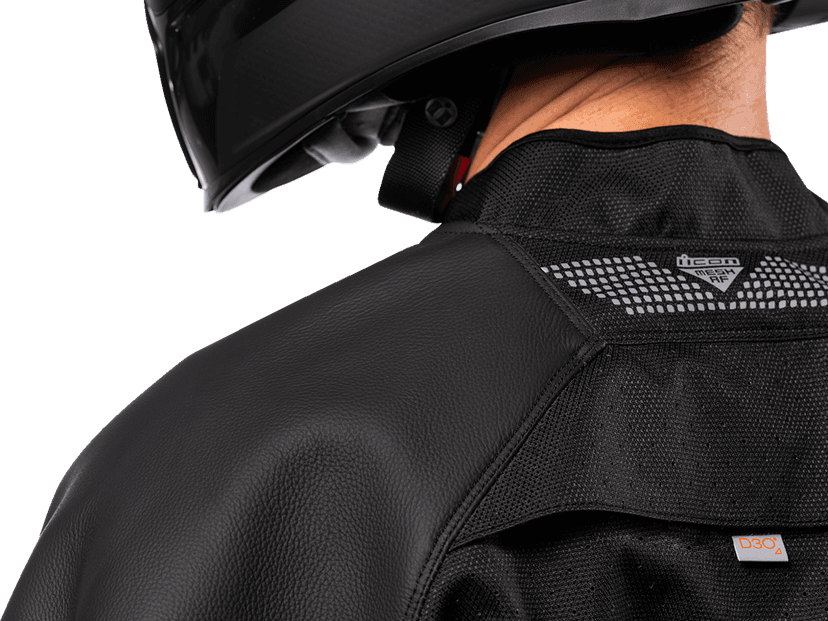ICON 2810-3899 Mesh AF™ Leather Jacket - Black - Large — image 10 of 10