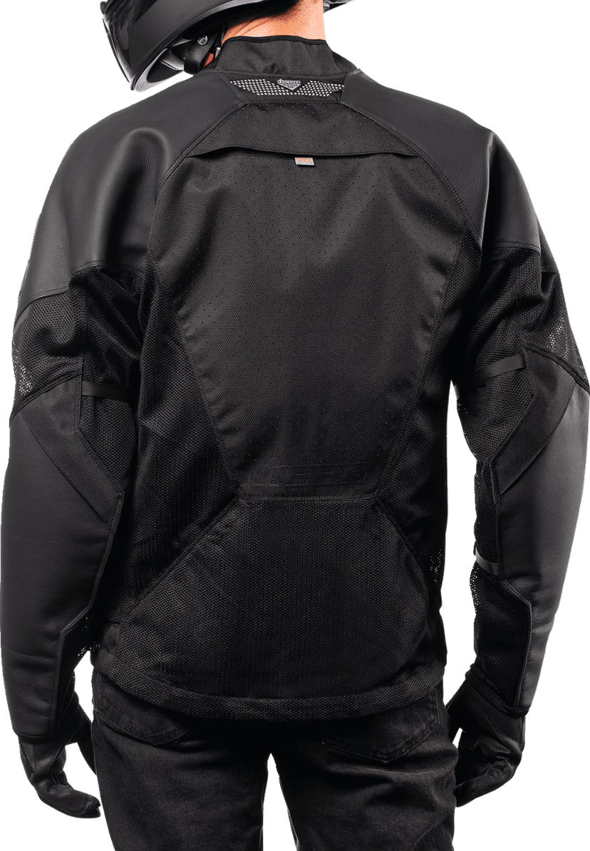 ICON 2810-3901 Mesh AF™ Leather Jacket - Black - 2XL — image 9 of 10