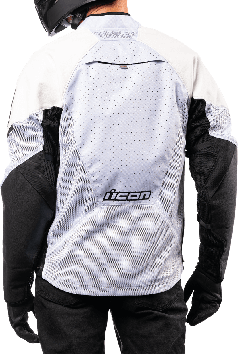 ICON 2810-3904 Mesh AF™ Leather Jacket - White - Large — image 9 of 10