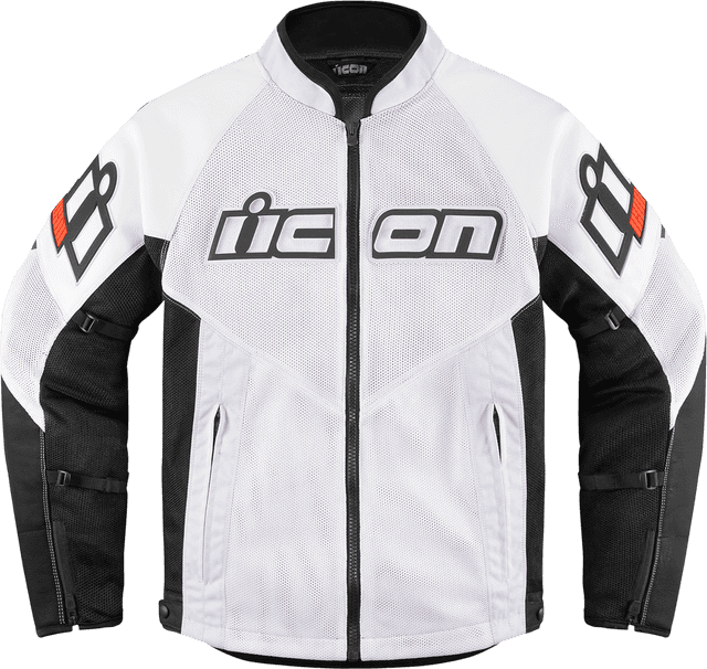 ICON 2810-3904 Mesh AF™ Leather Jacket - White - Large — image 1 of 10