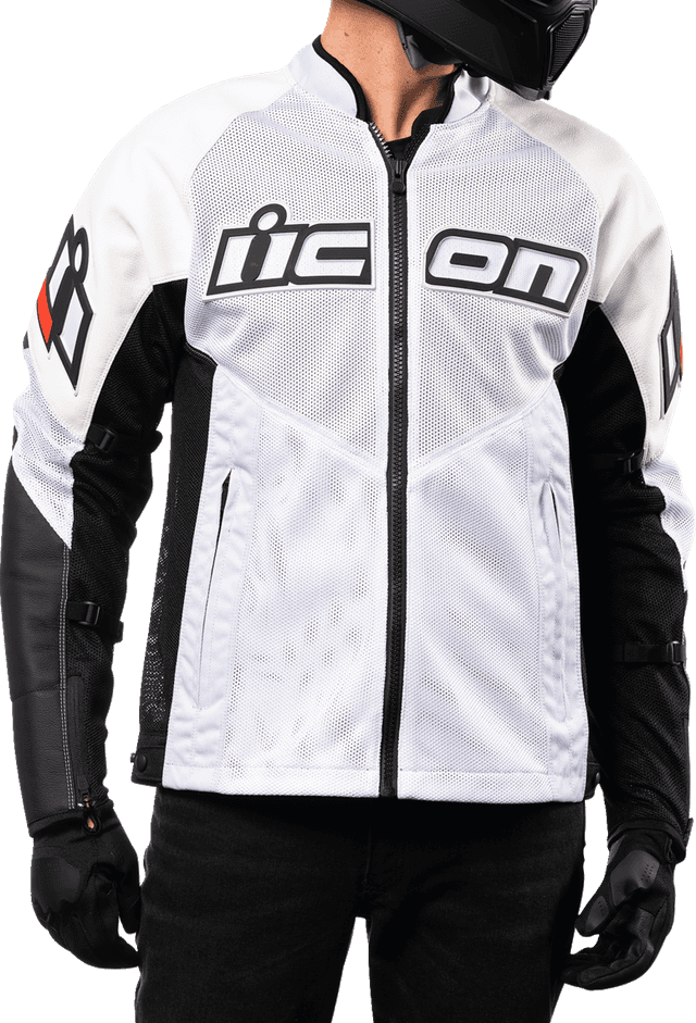 ICON 2810-3905 Mesh AF™ Leather Jacket - White - XL — image 8 of 10