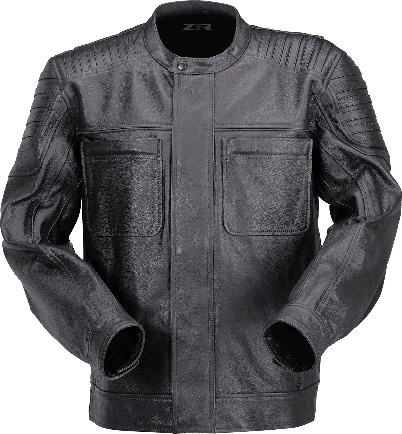 Z1R 2810-3974 Widower Leather Jacket - Black - 3XL