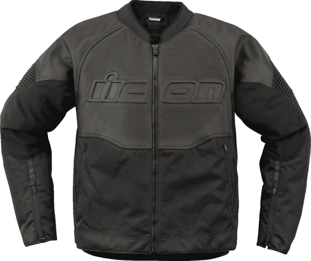 ICON 2810-4115 Overlord3™ Leather Jacket - Black - XL — image 1 of 2