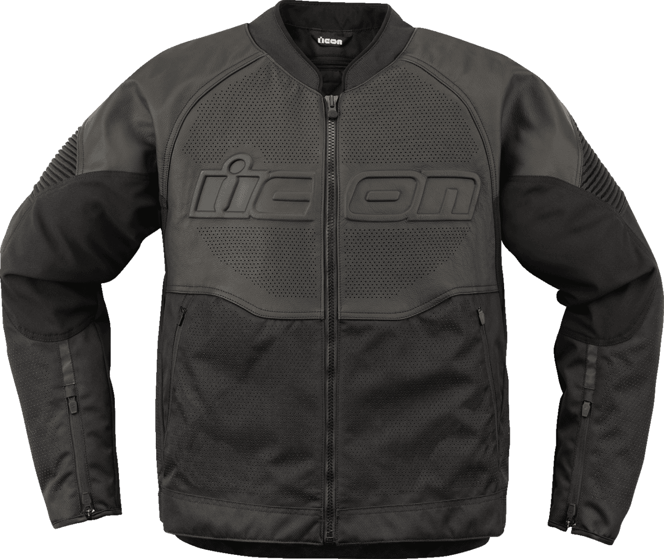 ICON 2810-4116 Overlord3™ Leather Jacket - Black - 2XL