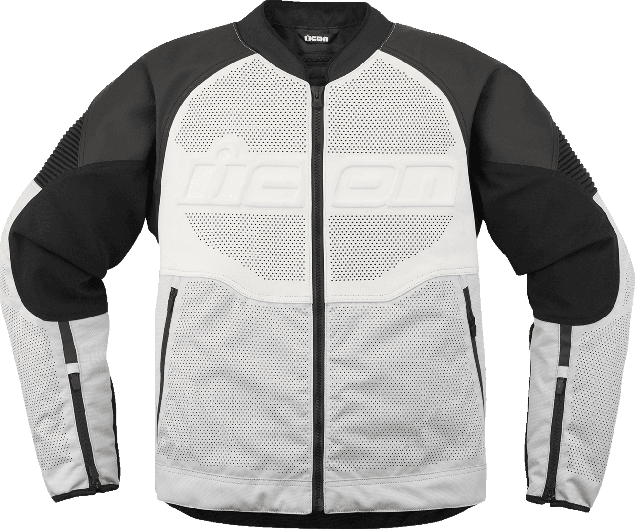 ICON 2810-4118 Overlord3™ Leather Jacket - White - Small