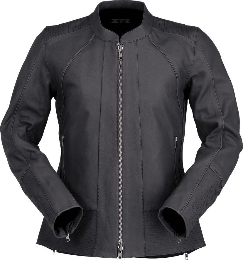 Z1R 2813-1030 Women's Matchlock Leather Jacket - Black - 1W — image 1 of 2