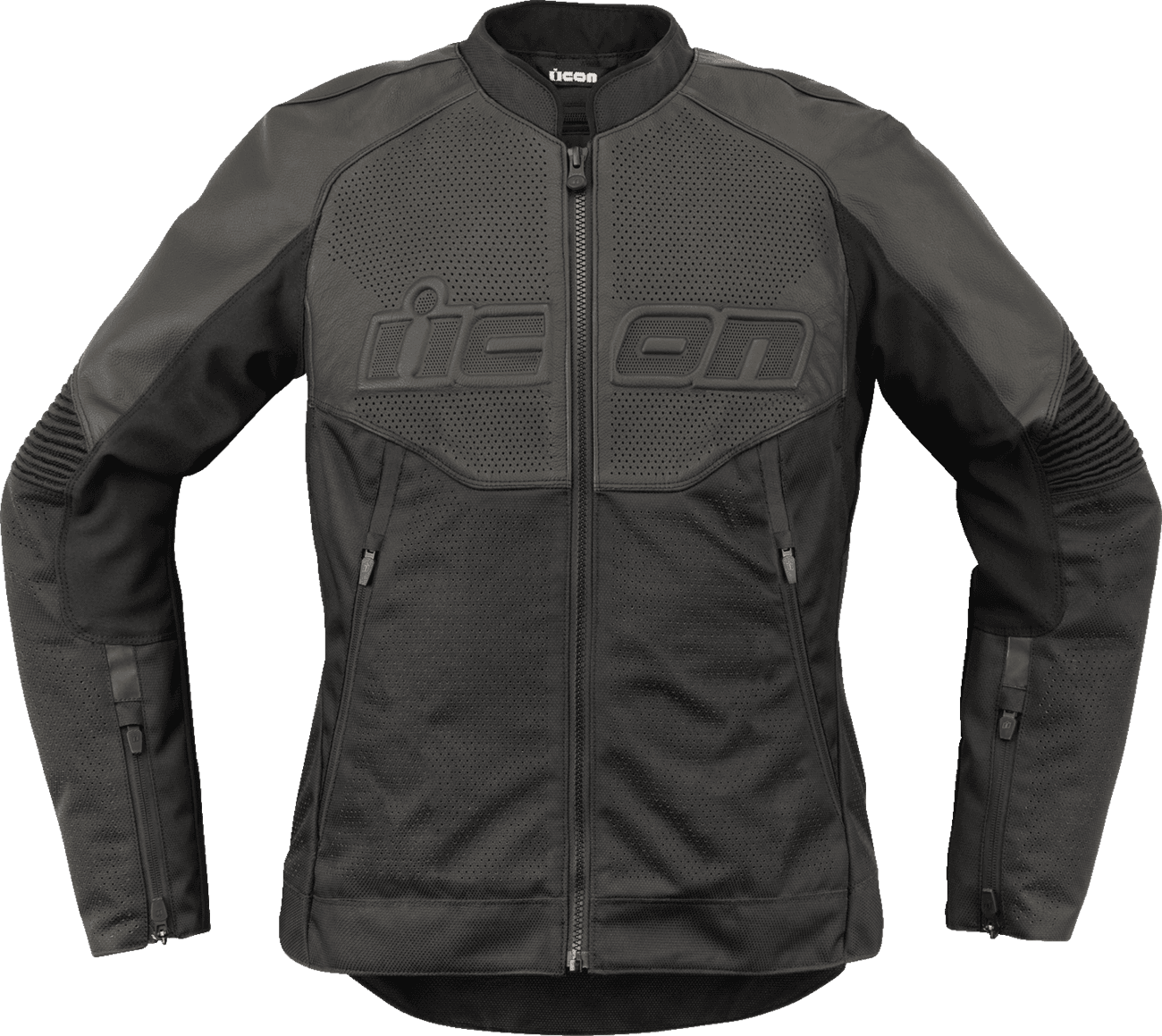 ICON 2813-1082 Women's Overlord3™ Leather Jacket - Black - XS