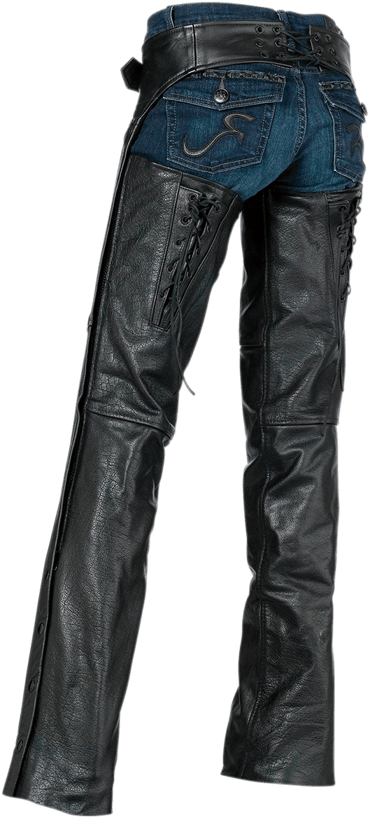 Z1R 2815-0096 Women's Sabot Chaps - Black - Small — image 2 of 2
