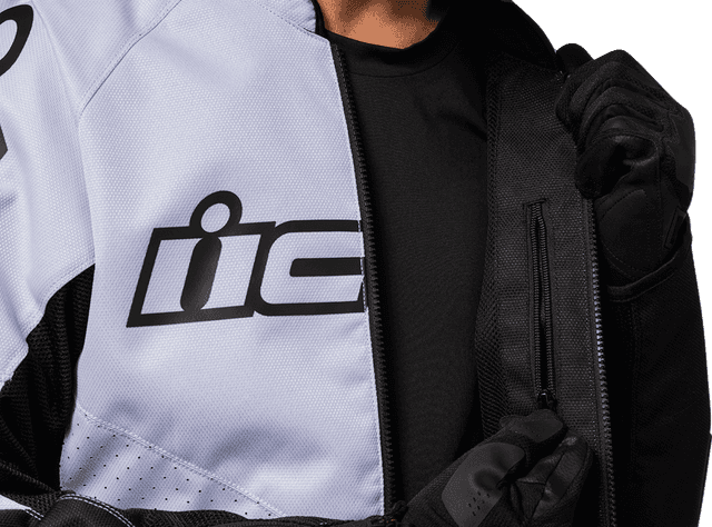 ICON 2820-5799 Hooligan™ Jacket - White - Large — image 10 of 10
