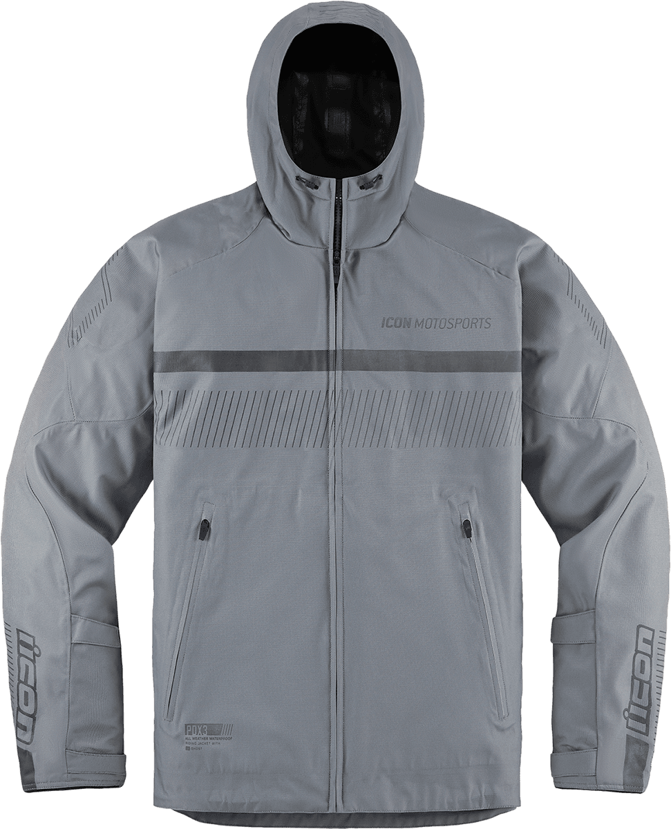 ICON 2820-5818 PDX3™ Jacket - Gray - XL
