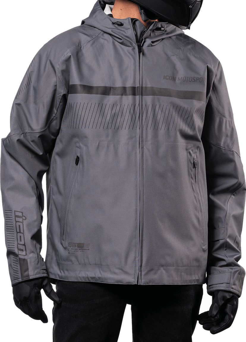 ICON 2820-5819 PDX3™ Jacket - Gray - 2XL — image 7 of 12