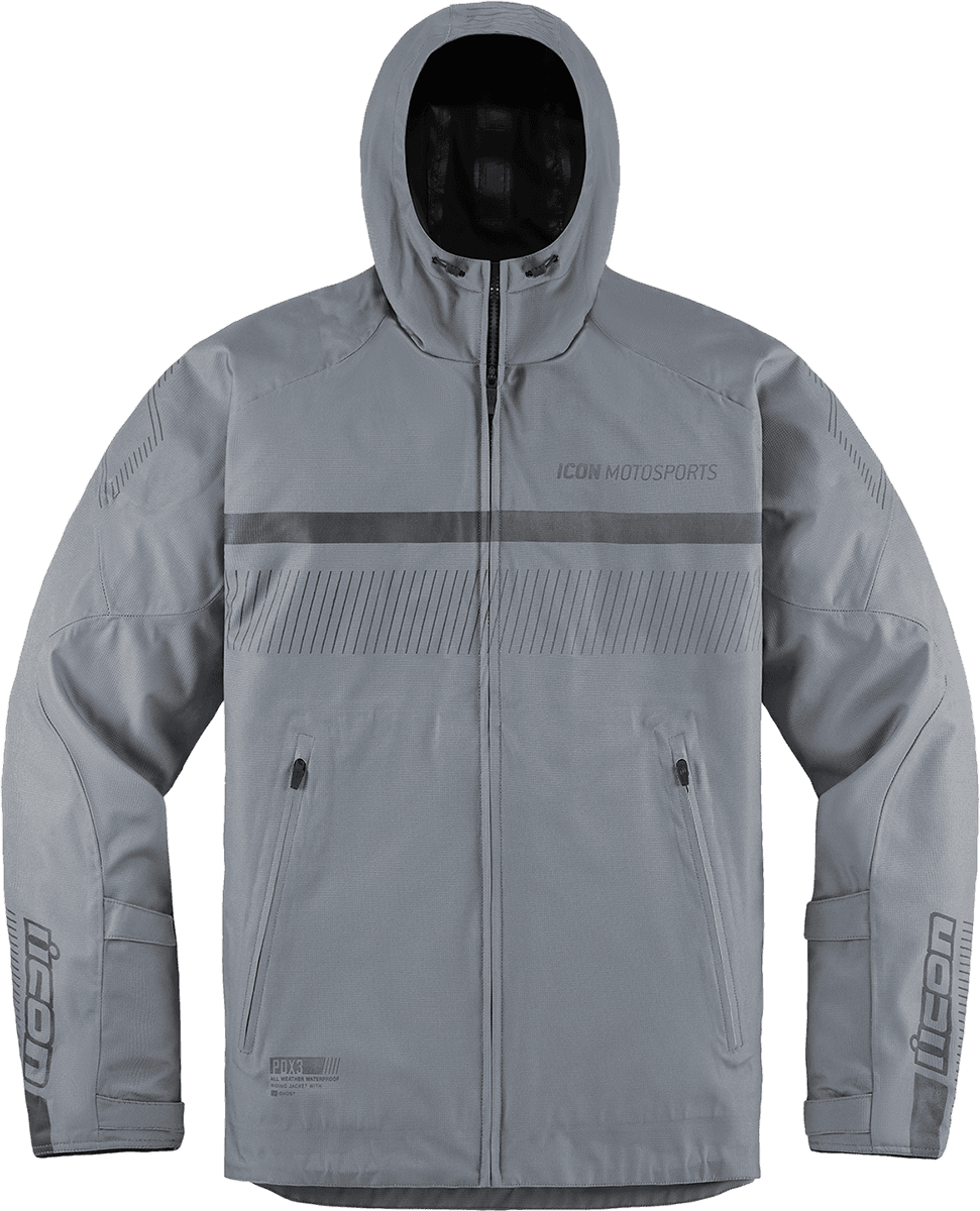 ICON 2820-5819 PDX3™ Jacket - Gray - 2XL
