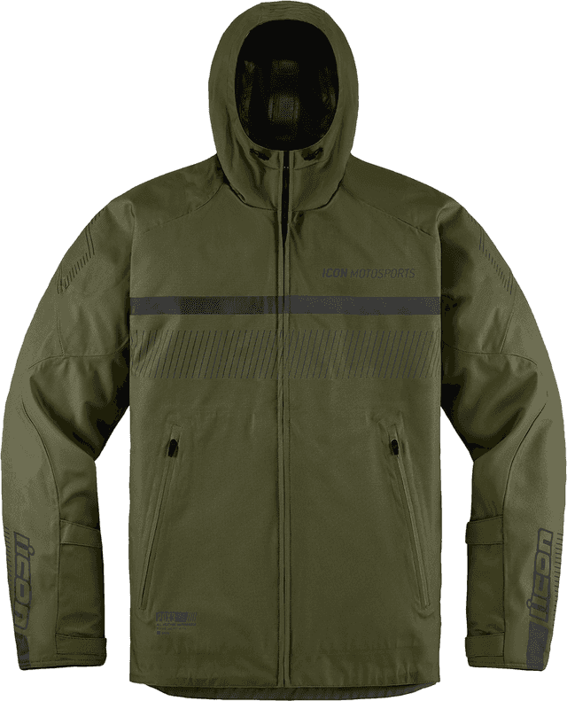 ICON 2820-5821 PDX3™ Jacket - Olive - Small — image 1 of 7