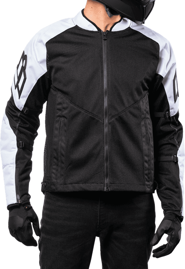 ICON 2820-5953 Mesh AF™ Jacket - Black/White - XL — image 3 of 10