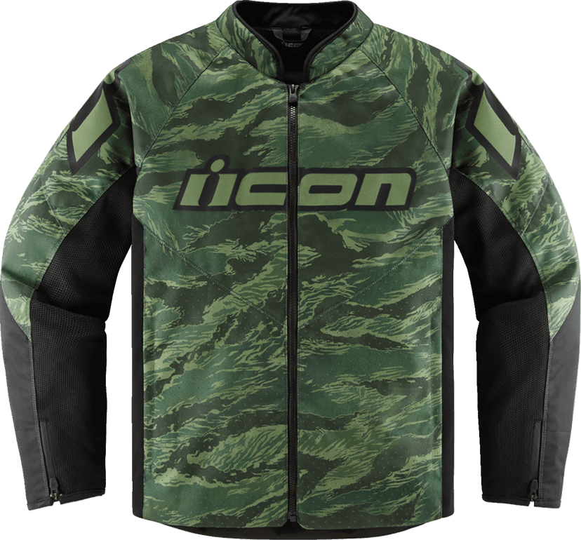 ICON 2820-6158 Hooligan CE Tigersblood™ Jacket - Green - 4XL — image 1 of 5