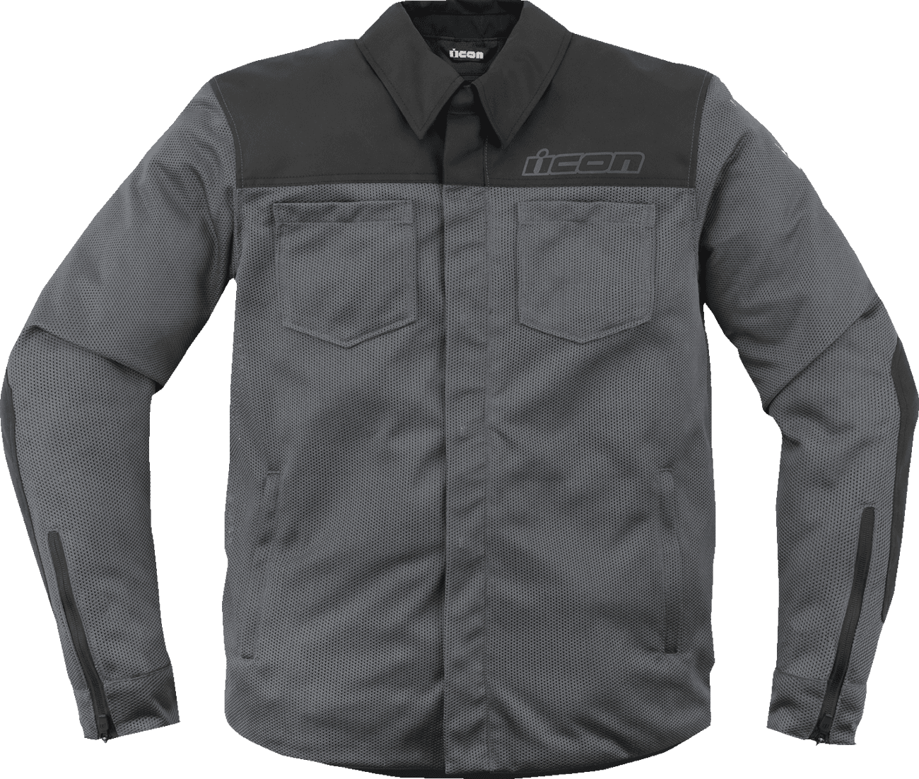 ICON 2820-6227 Upstate Mesh CE™ Jacket - Gray - 2XL