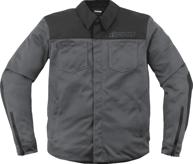 ICON 2820-6227 Upstate Mesh CE™ Jacket - Gray - 2XL — image 1 of 2