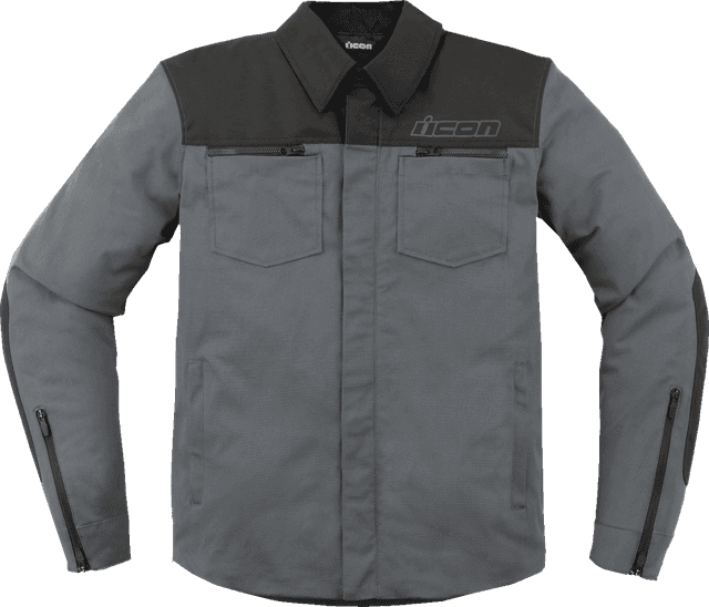 ICON 2820-6245 Upstate Canvas CE™ Jacket - Gray - 2XL — image 1 of 2